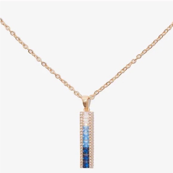 💎BRAND NEW💎 VINCE CAMUTO Tricolor Stone Pendant Necklace - Picture 6 of 11